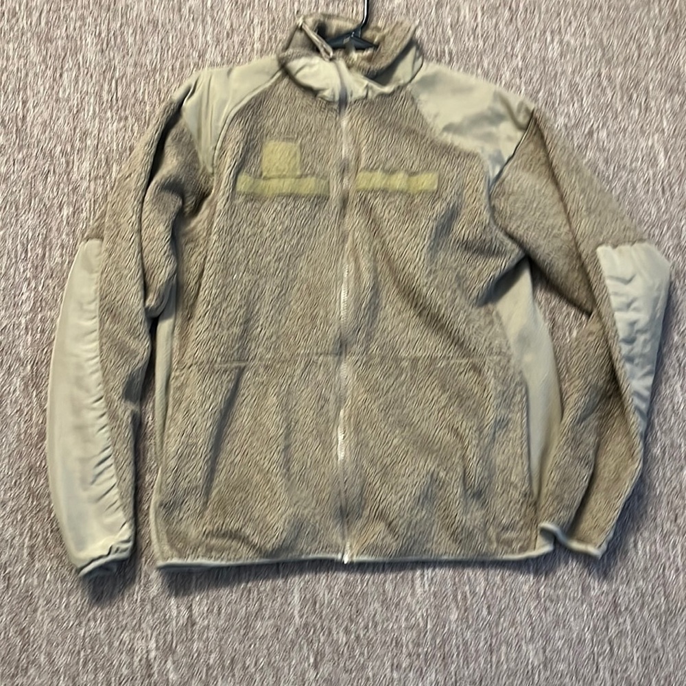 US Army/US Air Force Cold Weather Fleece Jacket, Size: Men’s Medium Long
